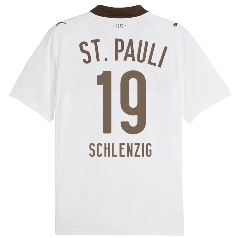 Danxen Dětské Lilius Schlenzig #19 Bílá Červená Daleko Hráčské Dresy 2025/26 Dres