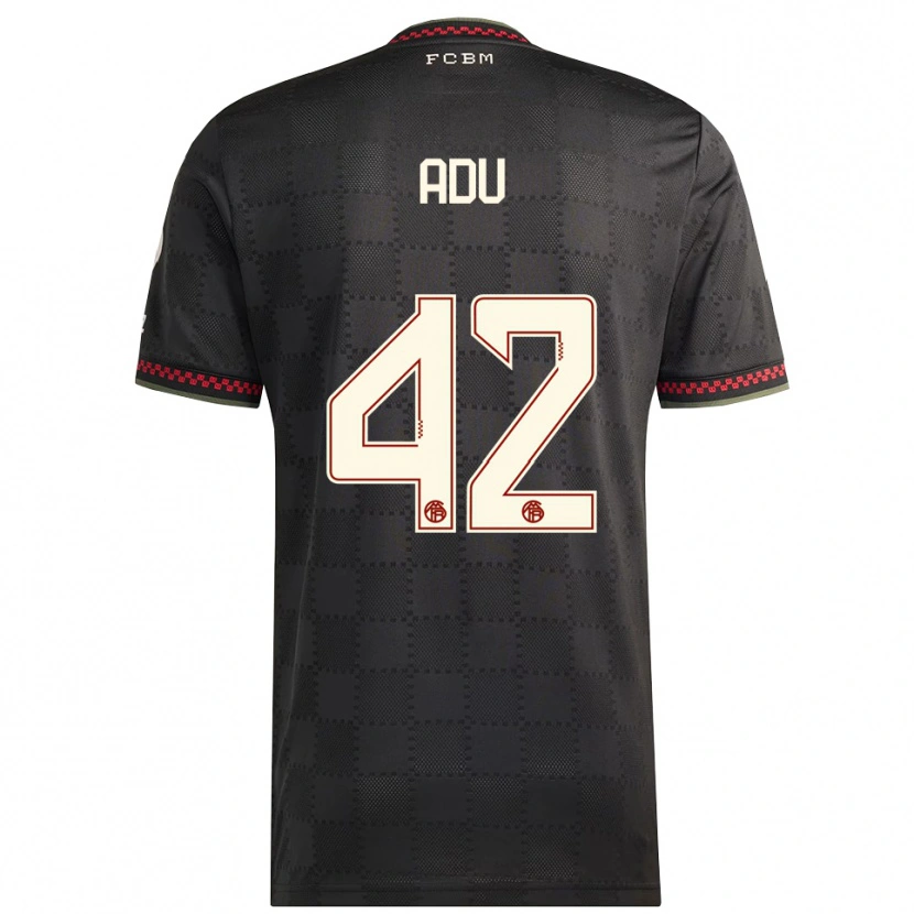 Danxen Dětské Gibson Adu #42 Černá Bílá Třetí Hráčské Dresy 2025/26 Dres