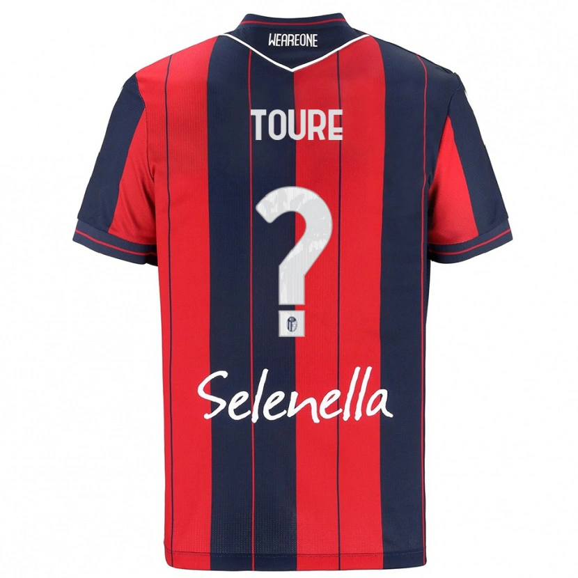Danxen Pánské Mohamed Toure #0 Červená Námořnická Modř Domů Hráčské Dresy 2025/26 Dres