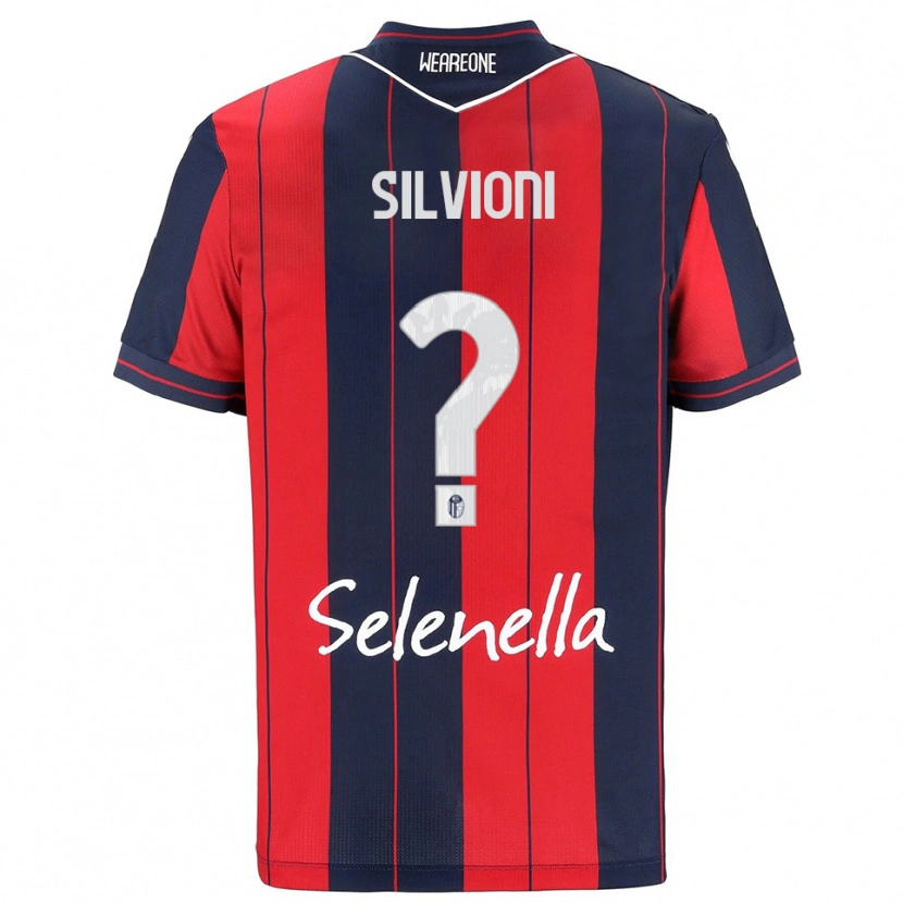 Danxen Pánské Ludovica Silvioni #0 Červená Námořnická Modř Domů Hráčské Dresy 2025/26 Dres