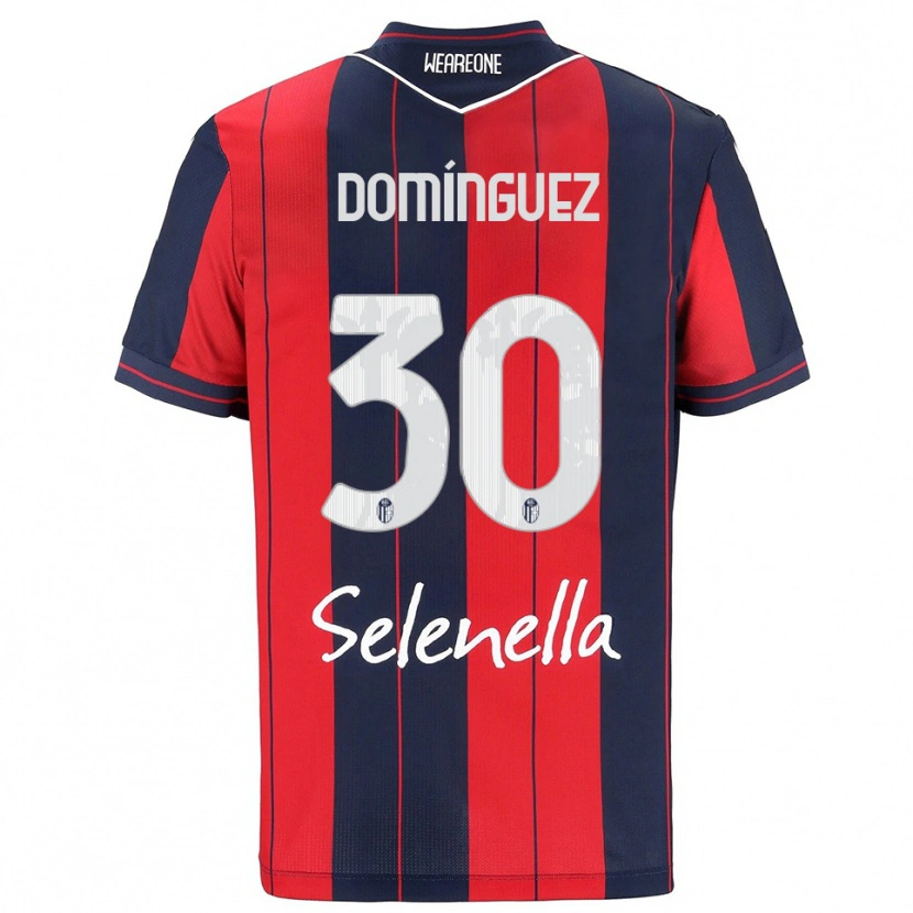 Danxen Pánské Benja Domínguez #30 Červená Námořnická Modř Domů Hráčské Dresy 2025/26 Dres