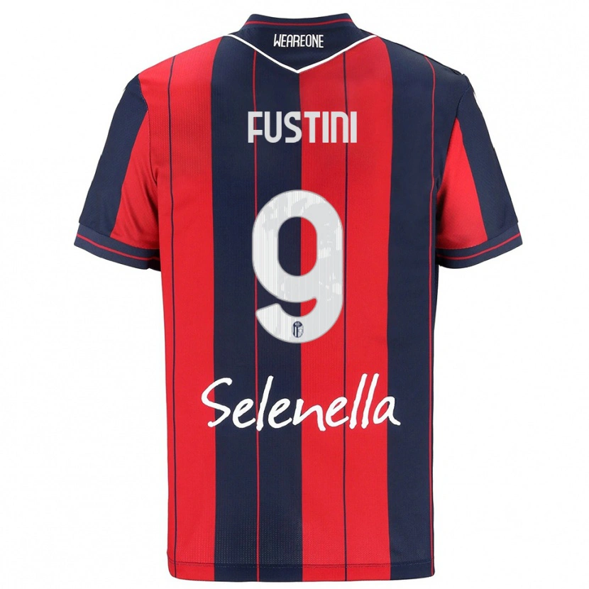 Danxen Pánské Kevin Fustini #9 Červená Námořnická Modř Domů Hráčské Dresy 2025/26 Dres