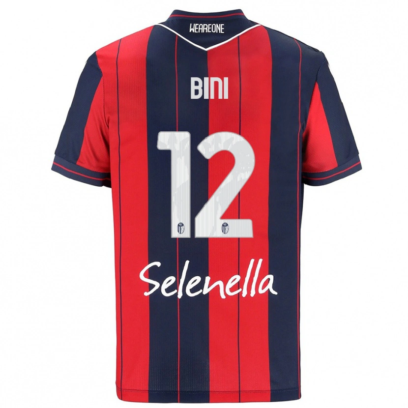 Danxen Pánské Cesare Bini #12 Červená Námořnická Modř Domů Hráčské Dresy 2025/26 Dres