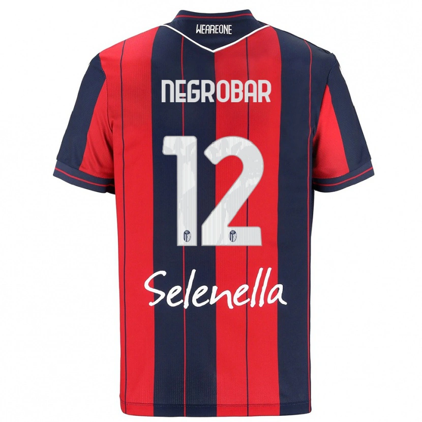 Danxen Pánské Lucas Negrobar #12 Červená Námořnická Modř Domů Hráčské Dresy 2025/26 Dres
