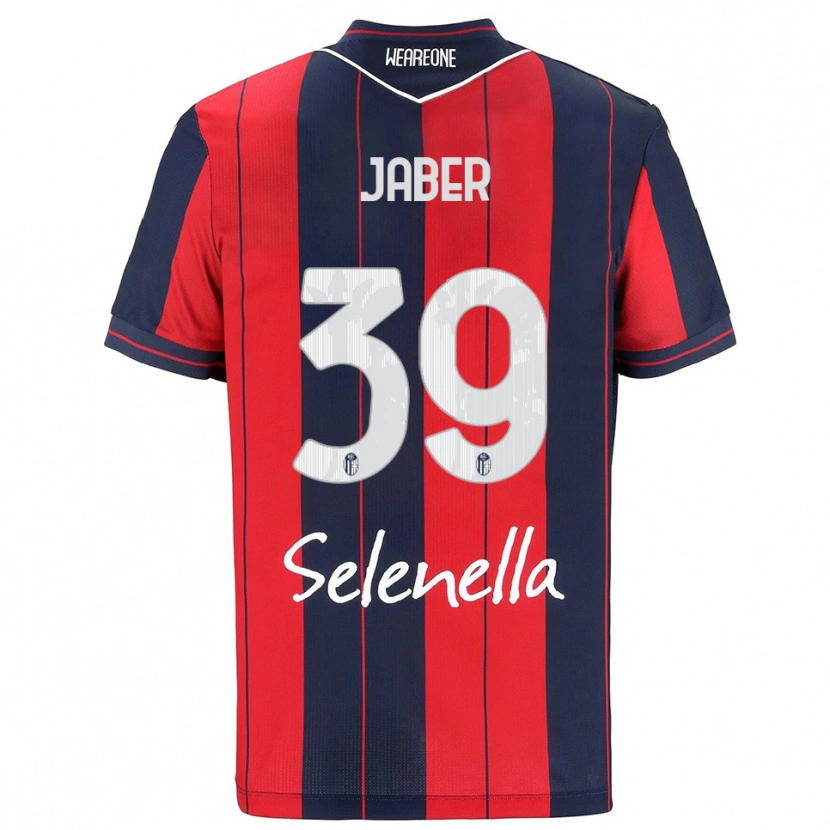 Danxen Pánské Ali Jaber #39 Červená Námořnická Modř Domů Hráčské Dresy 2025/26 Dres