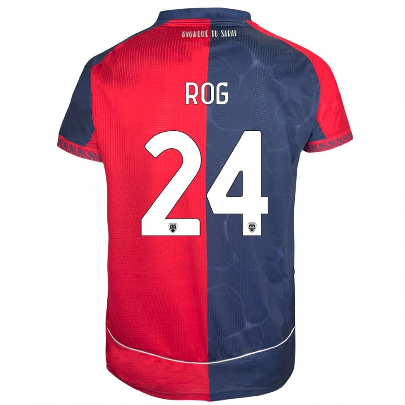 Danxen Pánské Marko Rog #24 Červená Námořnická Modř Domů Hráčské Dresy 2025/26 Dres