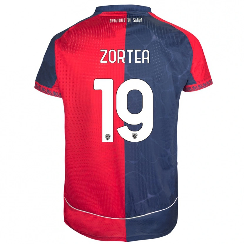 Danxen Pánské Nadir Zortea #19 Červená Námořnická Modř Domů Hráčské Dresy 2025/26 Dres