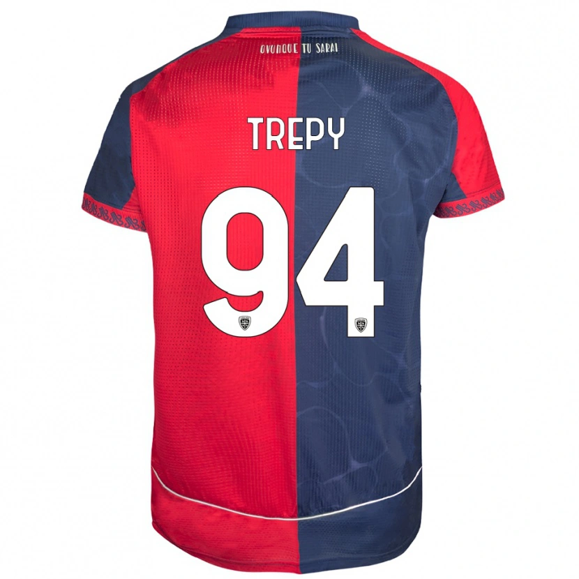 Danxen Pánské Yael Trepy #94 Červená Námořnická Modř Domů Hráčské Dresy 2025/26 Dres