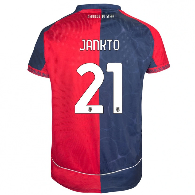 Danxen Pánské Jakub Jankto #21 Červená Námořnická Modř Domů Hráčské Dresy 2025/26 Dres