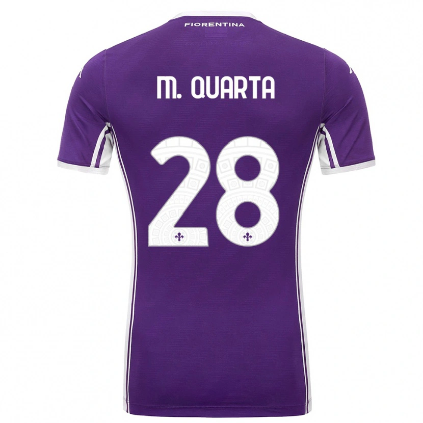 Danxen Pánské Lucas Martinez Quarta #28 Fialová Bílá Domů Hráčské Dresy 2025/26 Dres