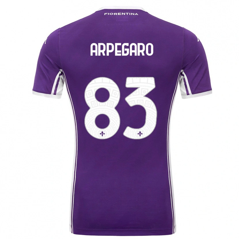 Danxen Pánské Sofia Arpegaro #83 Fialová Bílá Domů Hráčské Dresy 2025/26 Dres
