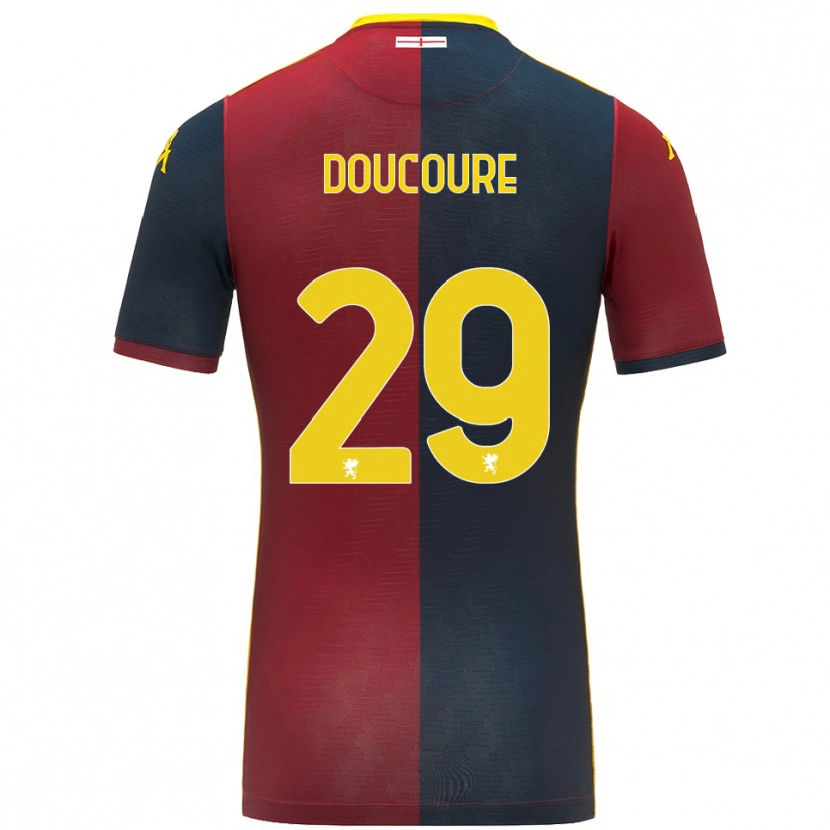 Danxen Pánské Mamedi Doucouré #29 Červená Královská Modř Domů Hráčské Dresy 2025/26 Dres