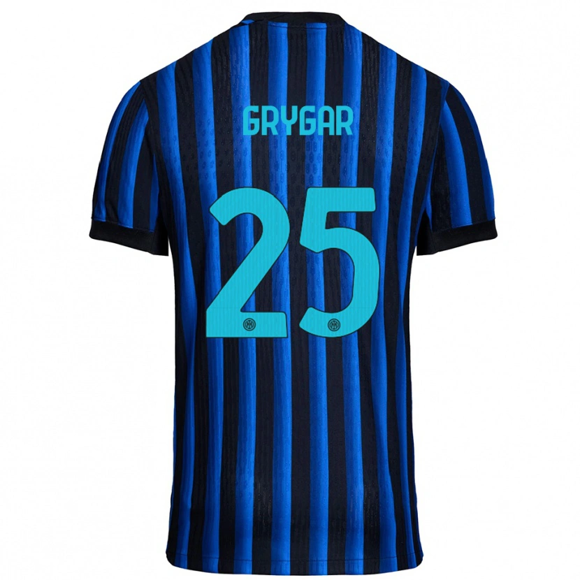 Danxen Pánské Samuel Grygar #25 Černá Modrá Domů Hráčské Dresy 2025/26 Dres