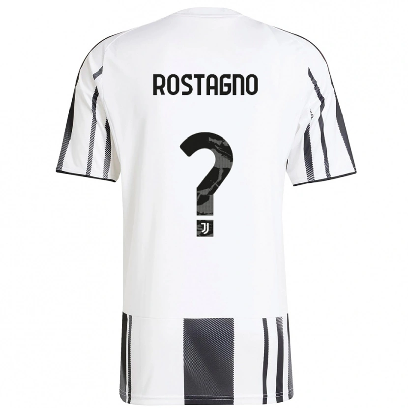 Danxen Pánské Alberto Rostagno #0 Bílá Černá Domů Hráčské Dresy 2025/26 Dres
