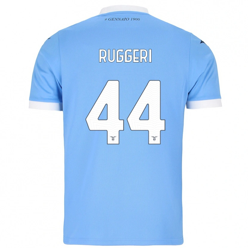 Danxen Pánské Fabio Andrea Ruggeri #44 Nebesky Modrá Bílá Domů Hráčské Dresy 2025/26 Dres