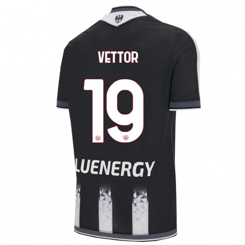 Danxen Pánské Marco Vettor #19 Černá Bílá Domů Hráčské Dresy 2025/26 Dres