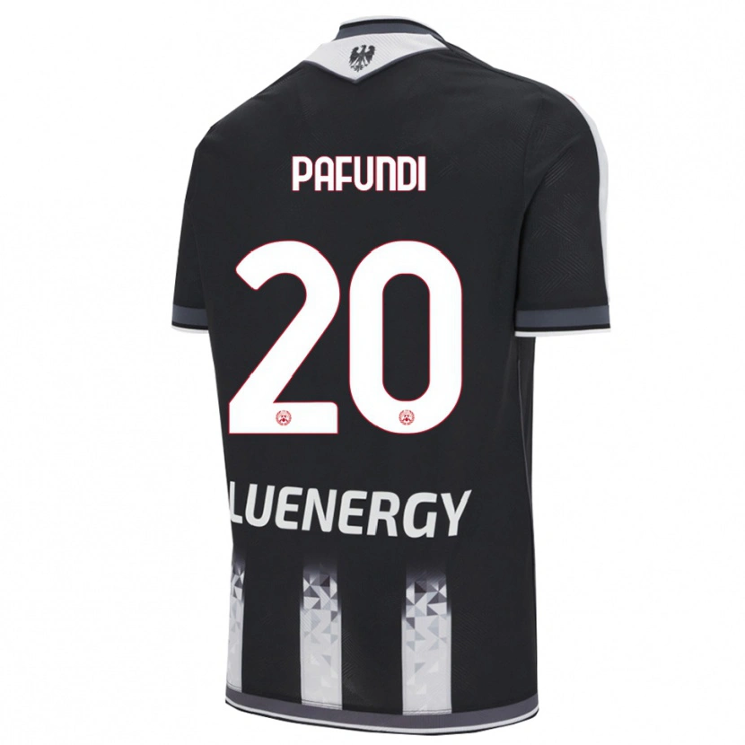 Danxen Pánské Simone Pafundi #20 Černá Bílá Domů Hráčské Dresy 2025/26 Dres