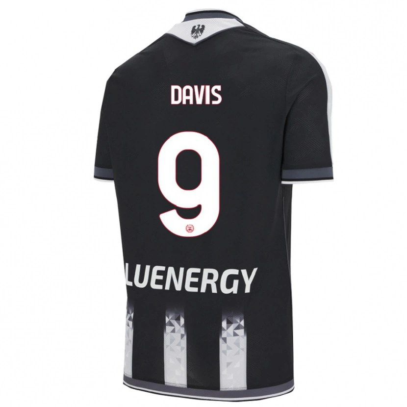 Danxen Pánské Keinan Davis #9 Černá Bílá Domů Hráčské Dresy 2025/26 Dres
