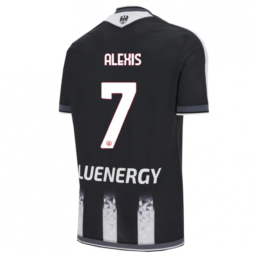 Danxen Pánské Alexis Sánchez #7 Černá Bílá Domů Hráčské Dresy 2025/26 Dres