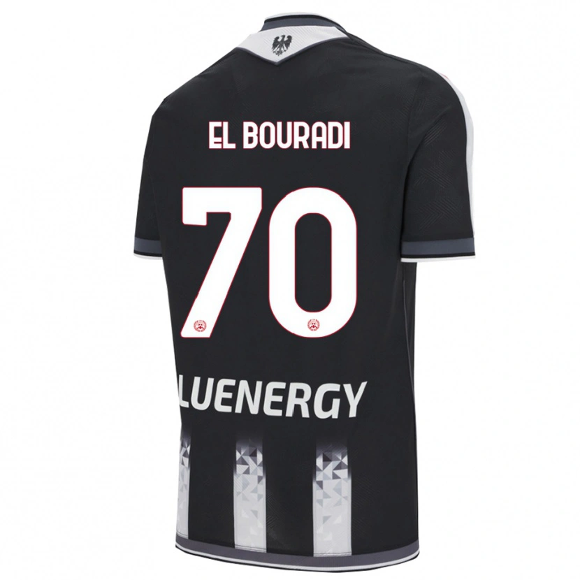 Danxen Pánské Walid El Bouradi #70 Černá Bílá Domů Hráčské Dresy 2025/26 Dres