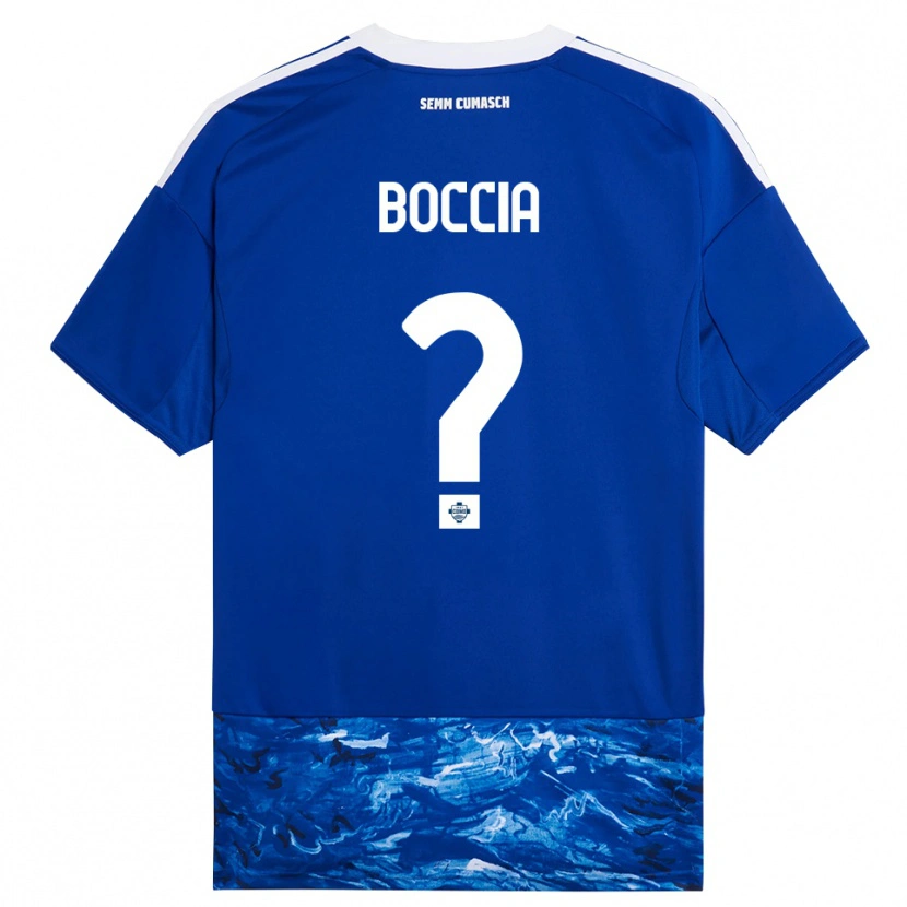 Danxen Pánské Thomas Boccia #0 Modrá Bílá Domů Hráčské Dresy 2025/26 Dres