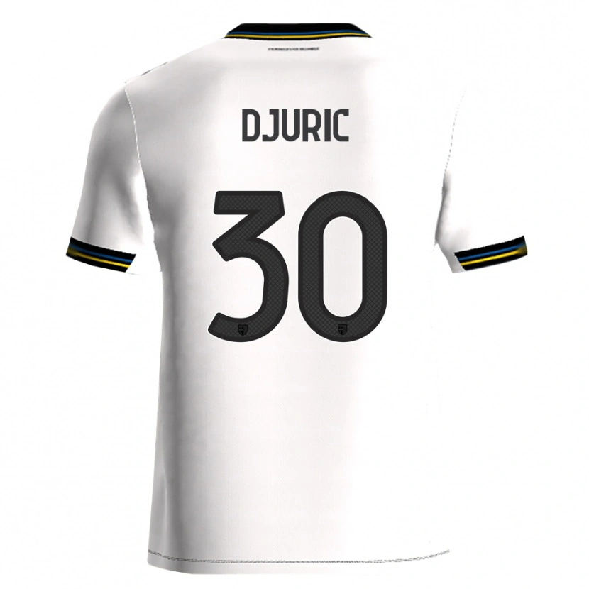 Danxen Pánské Milan Djuric #30 Bílá Černá Domů Hráčské Dresy 2025/26 Dres