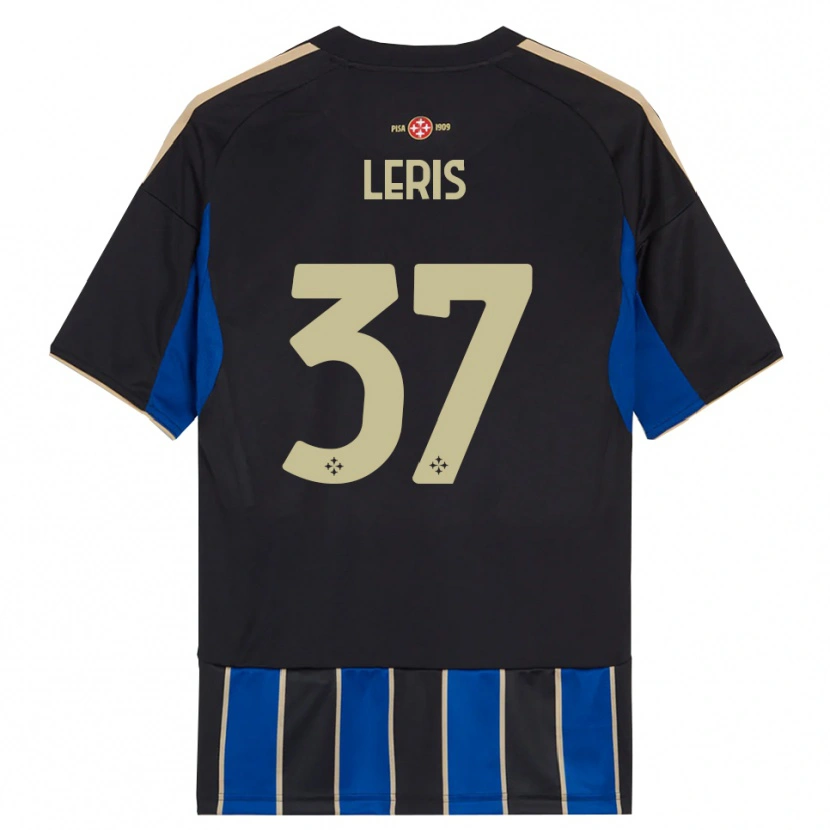 Danxen Pánské Mehdi Léris #37 Černá Modrá Domů Hráčské Dresy 2025/26 Dres