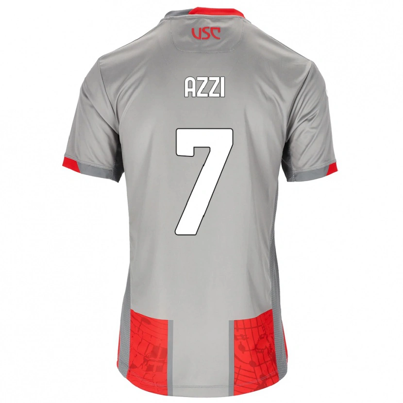Danxen Pánské Paulo Azzi #7 Červená Šedá Domů Hráčské Dresy 2025/26 Dres
