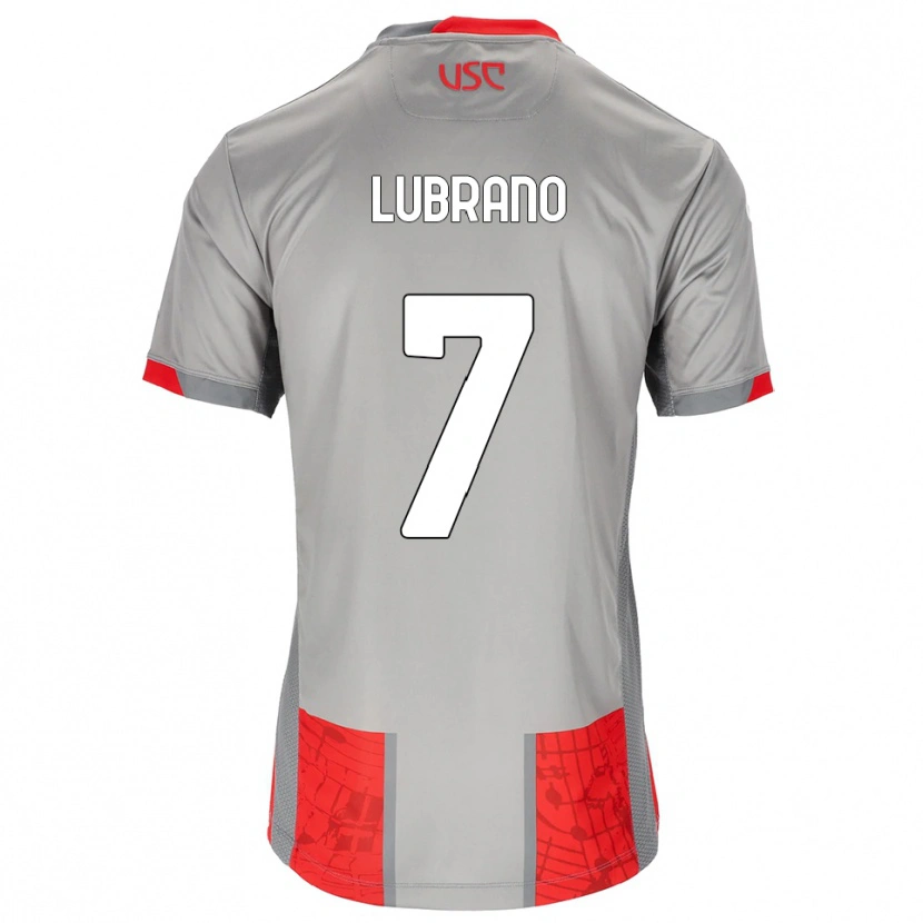 Danxen Pánské Antonio Lubrano #7 Červená Šedá Domů Hráčské Dresy 2025/26 Dres