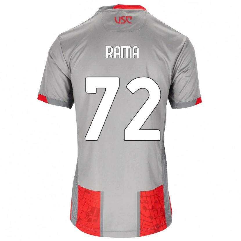 Danxen Pánské Alex Rama #72 Červená Šedá Domů Hráčské Dresy 2025/26 Dres