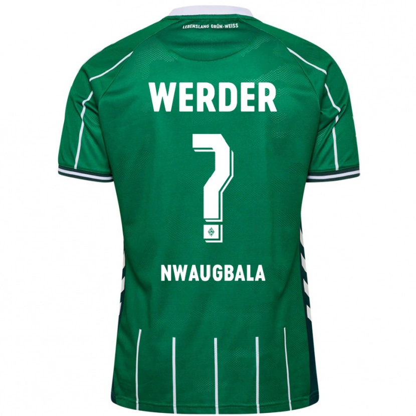 Danxen Pánské Kevin Nwaugbala #0 Zelená Bílá Domů Hráčské Dresy 2025/26 Dres