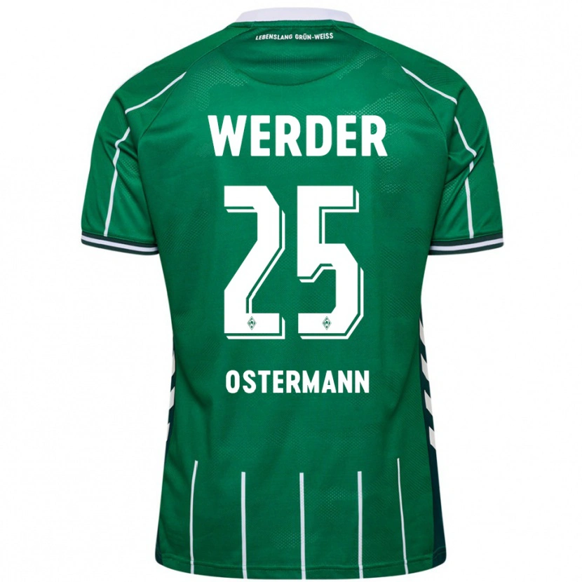 Danxen Pánské Ben Ostermann #25 Zelená Bílá Domů Hráčské Dresy 2025/26 Dres