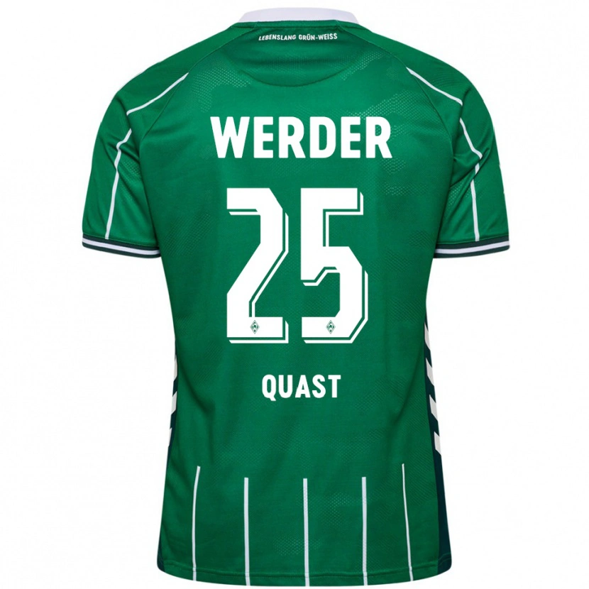 Danxen Pánské Soenke Quast #25 Zelená Bílá Domů Hráčské Dresy 2025/26 Dres