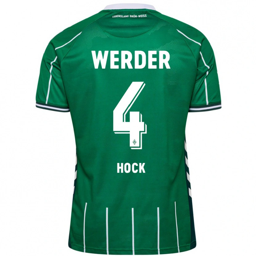 Danxen Pánské Alexander Höck #4 Zelená Bílá Domů Hráčské Dresy 2025/26 Dres
