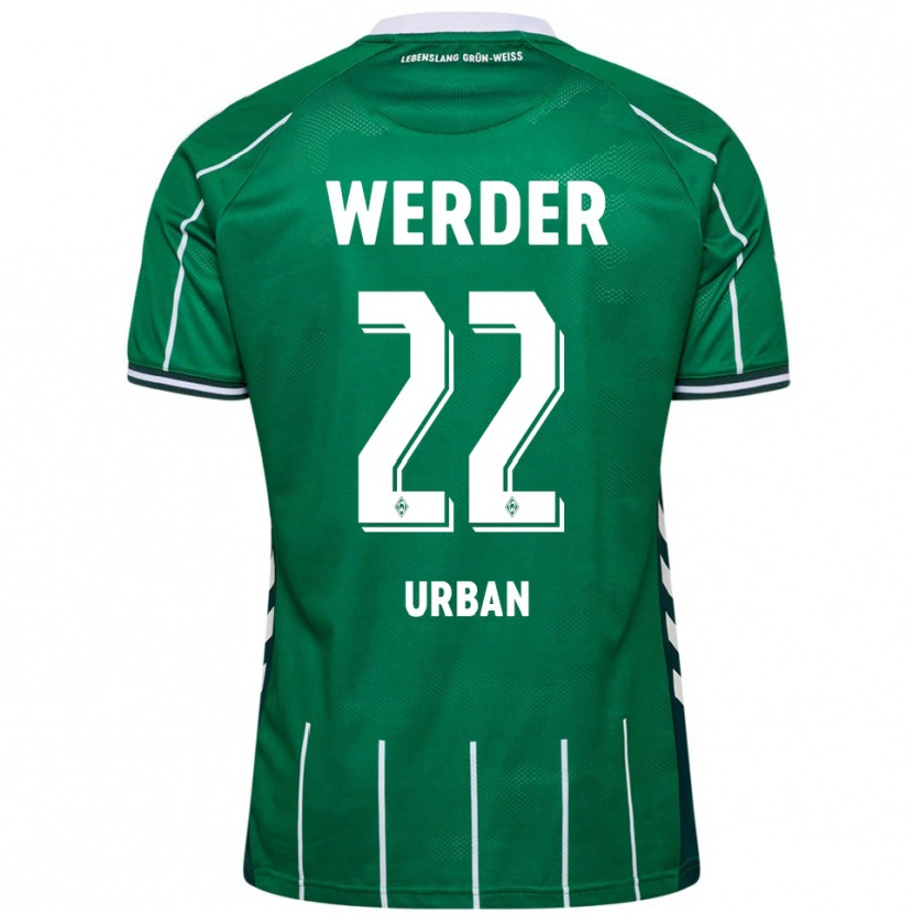 Danxen Pánské Linus Urban #22 Zelená Bílá Domů Hráčské Dresy 2025/26 Dres