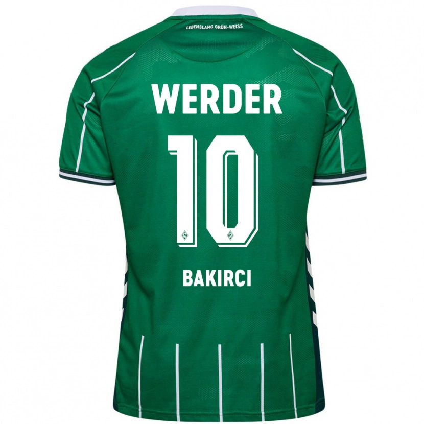 Danxen Pánské Yunus Bakirci #10 Zelená Bílá Domů Hráčské Dresy 2025/26 Dres