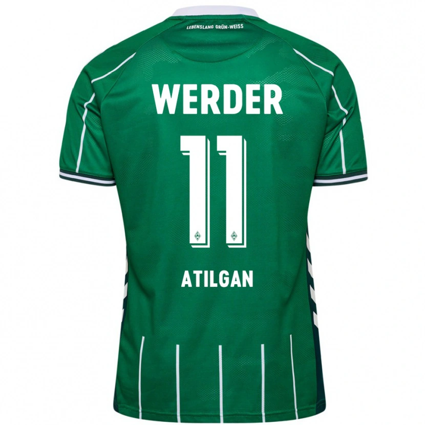 Danxen Pánské Ahmed Atilgan #11 Zelená Bílá Domů Hráčské Dresy 2025/26 Dres