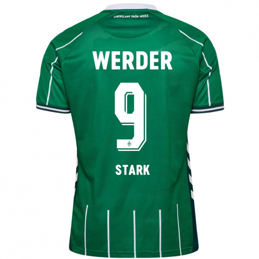 Danxen Pánské Christian Stark #9 Zelená Bílá Domů Hráčské Dresy 2025/26 Dres