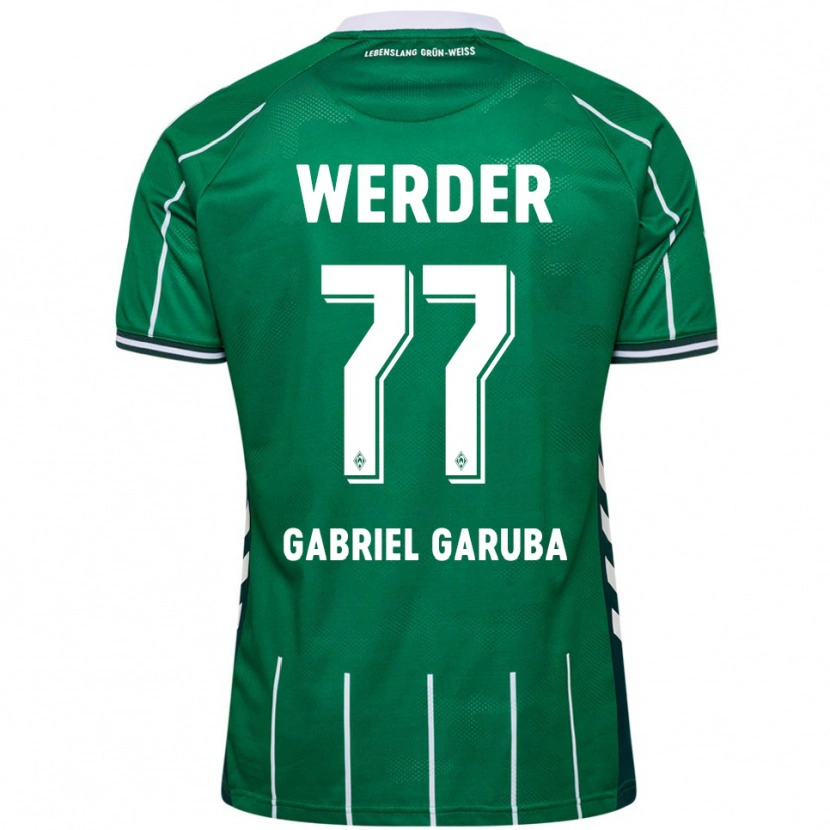 Danxen Pánské Najib Gabriel Garuba #77 Zelená Bílá Domů Hráčské Dresy 2025/26 Dres