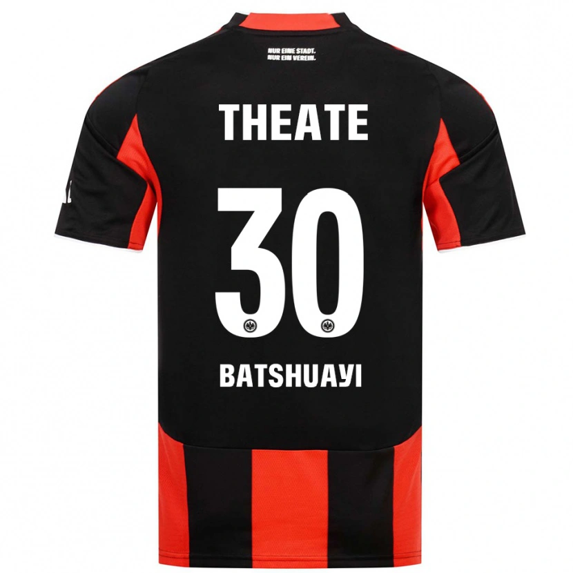 Danxen Pánské Michy Batshuayi #30 Černá Červená Domů Hráčské Dresy 2025/26 Dres