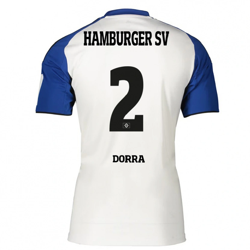 Danxen Pánské Raphael Dorra #2 Bílá Modrá Domů Hráčské Dresy 2025/26 Dres