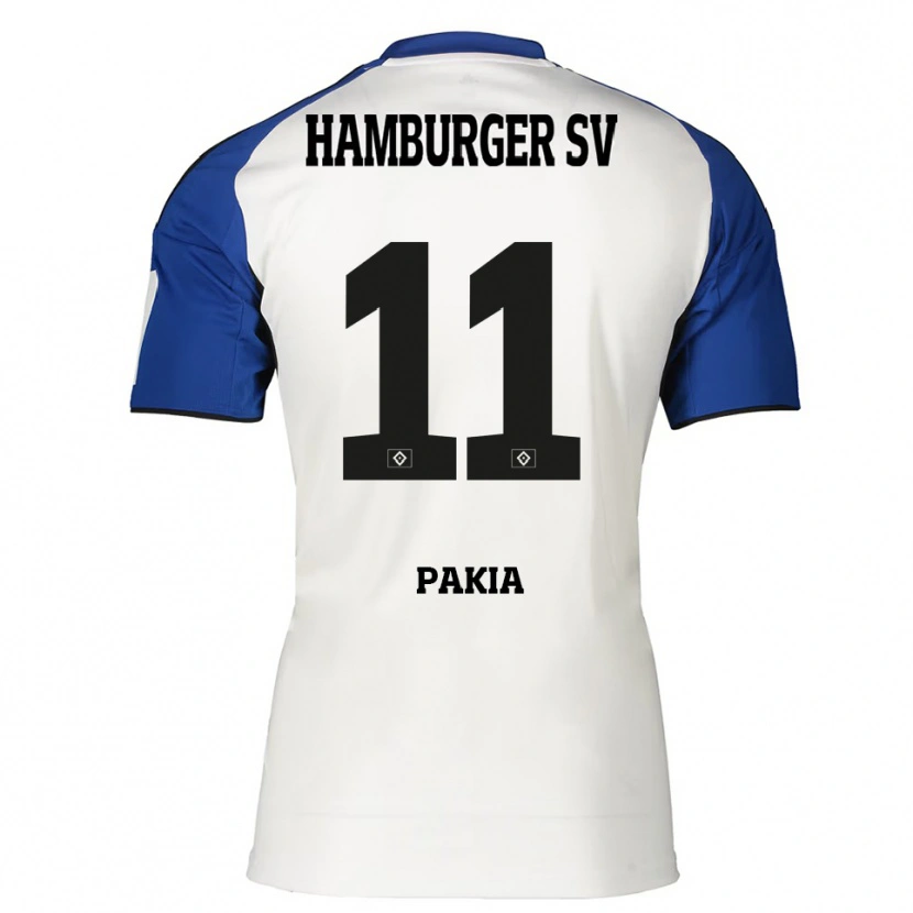 Danxen Pánské Ware Pakia #11 Bílá Modrá Domů Hráčské Dresy 2025/26 Dres
