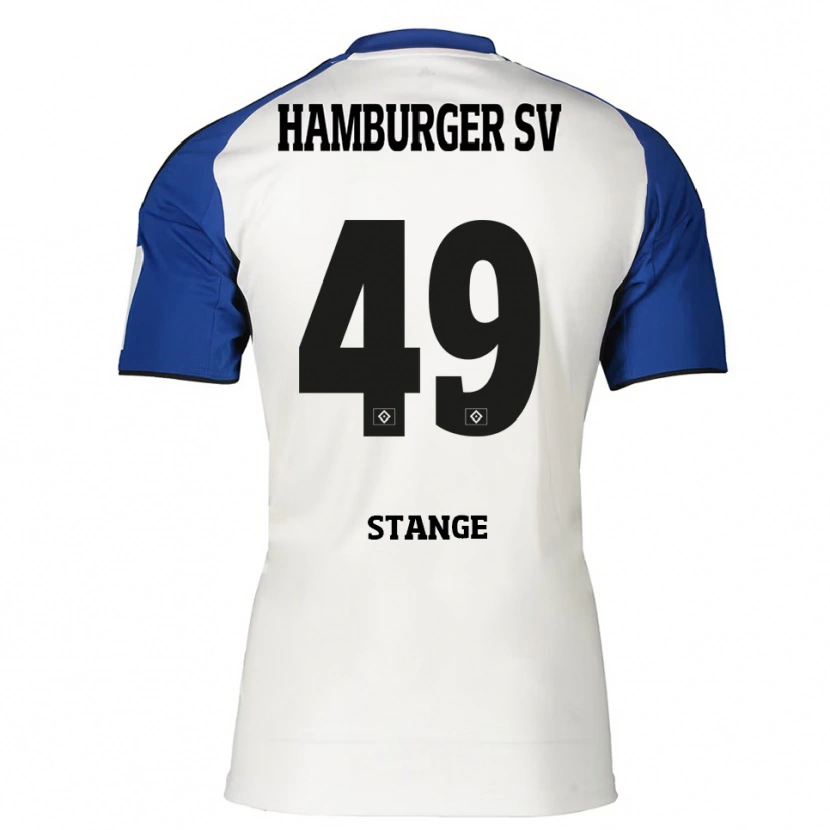 Danxen Pánské Otto Stange #49 Bílá Modrá Domů Hráčské Dresy 2025/26 Dres