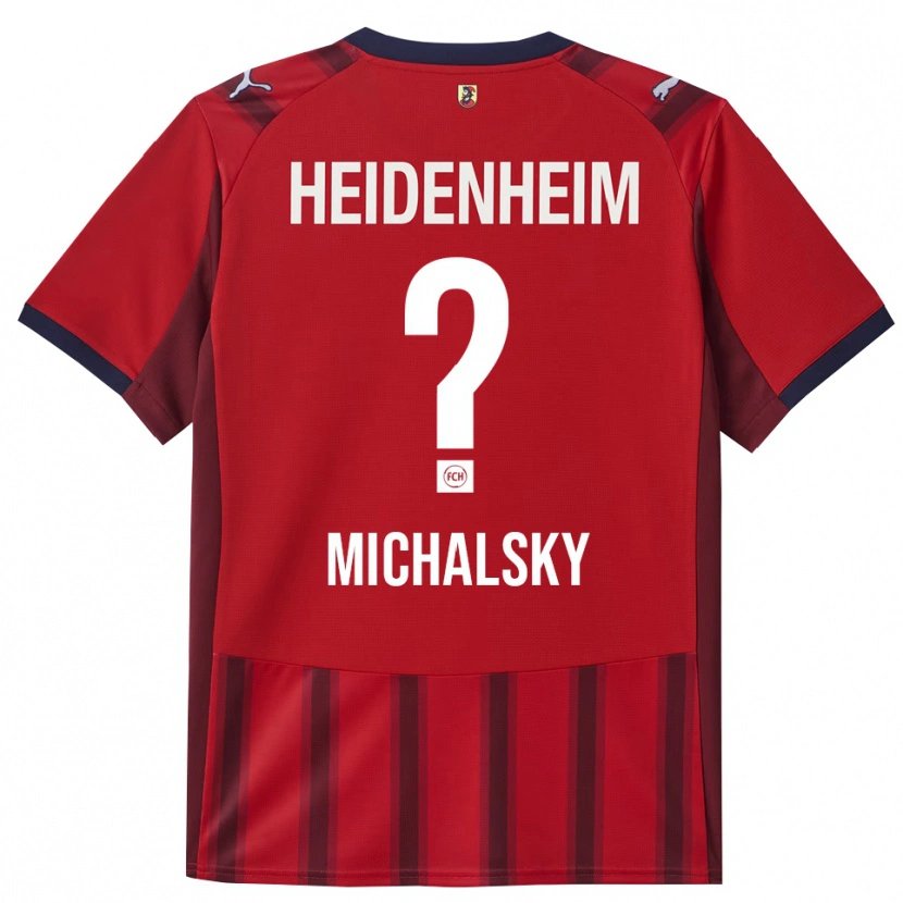 Danxen Pánské Hanna Michalsky #0 Červená Námořnická Modř Domů Hráčské Dresy 2025/26 Dres
