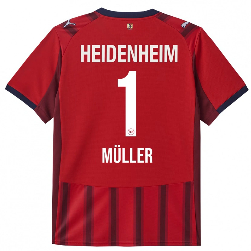 Danxen Pánské Kevin Müller #1 Červená Námořnická Modř Domů Hráčské Dresy 2025/26 Dres