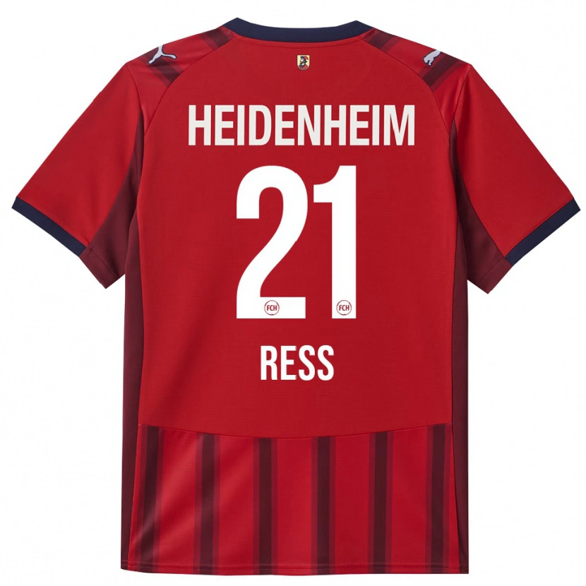 Danxen Pánské Leonie Reß #21 Červená Námořnická Modř Domů Hráčské Dresy 2025/26 Dres