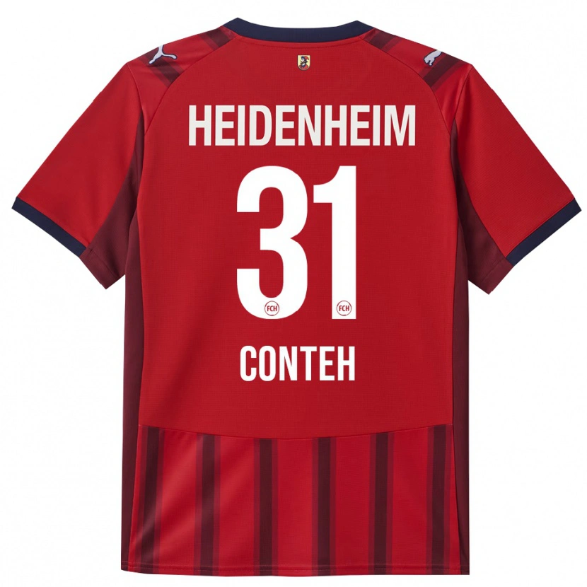 Danxen Pánské Sirlord Conteh #31 Červená Námořnická Modř Domů Hráčské Dresy 2025/26 Dres