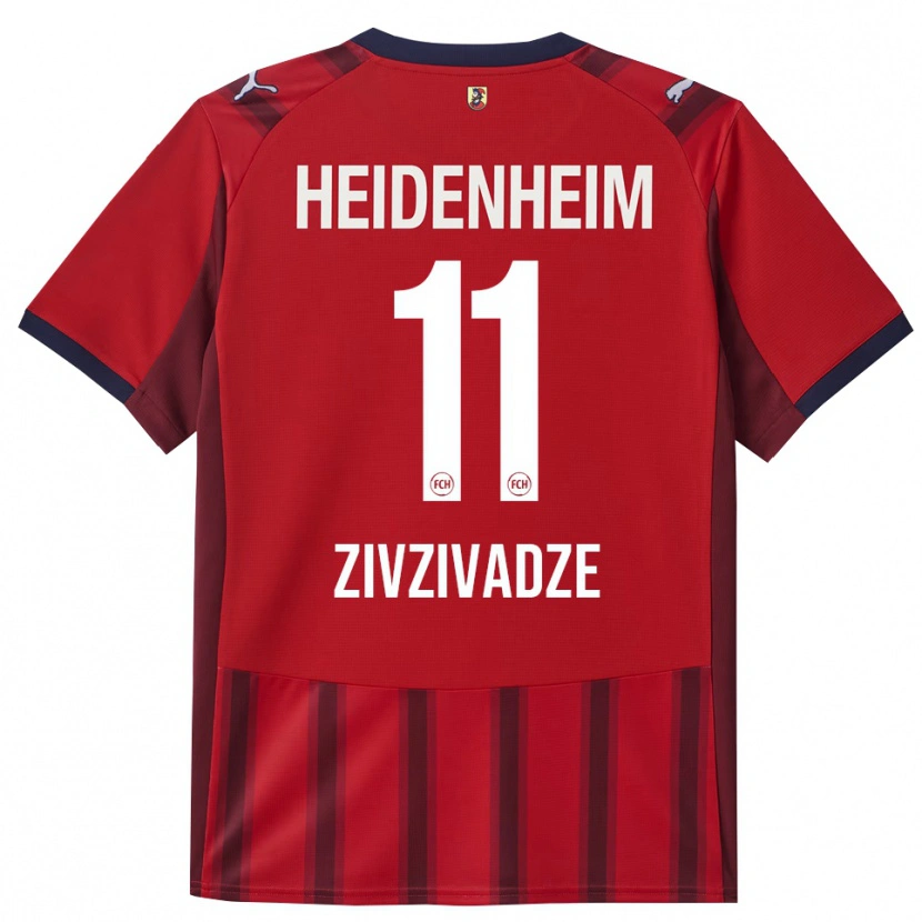 Danxen Pánské Budu Zivzivadze #11 Červená Námořnická Modř Domů Hráčské Dresy 2025/26 Dres