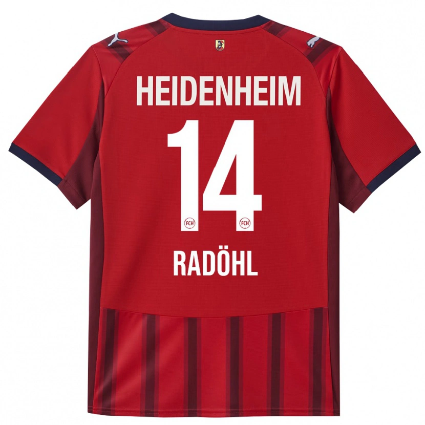 Danxen Pánské Tim Radöhl #14 Červená Námořnická Modř Domů Hráčské Dresy 2025/26 Dres