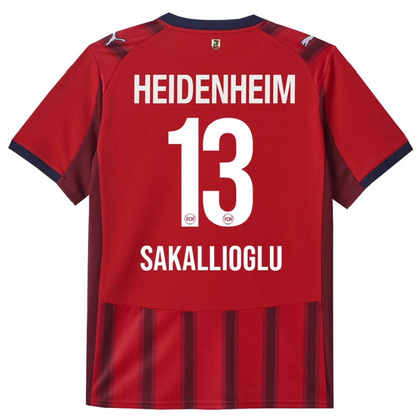 Danxen Pánské Nisa Sakallioglu #13 Červená Námořnická Modř Domů Hráčské Dresy 2025/26 Dres